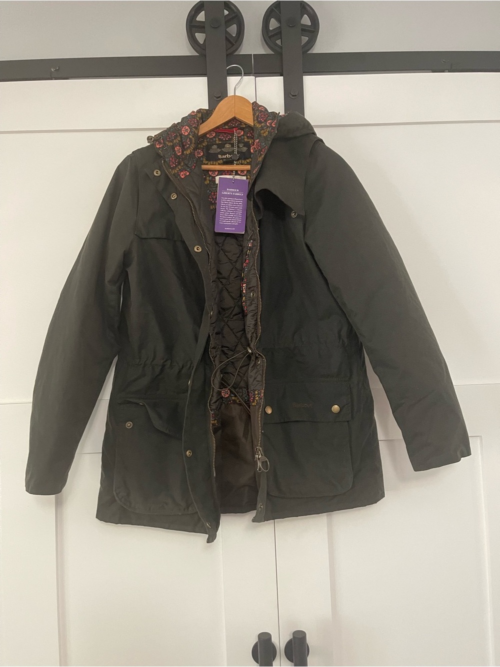 Barbour x Liberty Collection Blaise Wax Jacket – Bourbon & Kitty Grace Paisley –